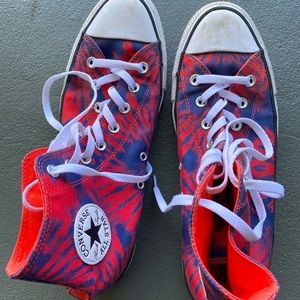 Psycadelic tie dye Converse CTAS Hi-Shoes